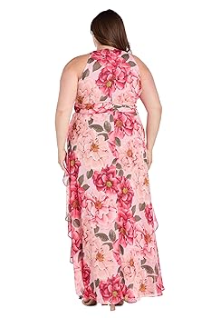 r.m.mama様 Amazon.com: R&M Richards Women's Bloom Cascade Maxi, Peach